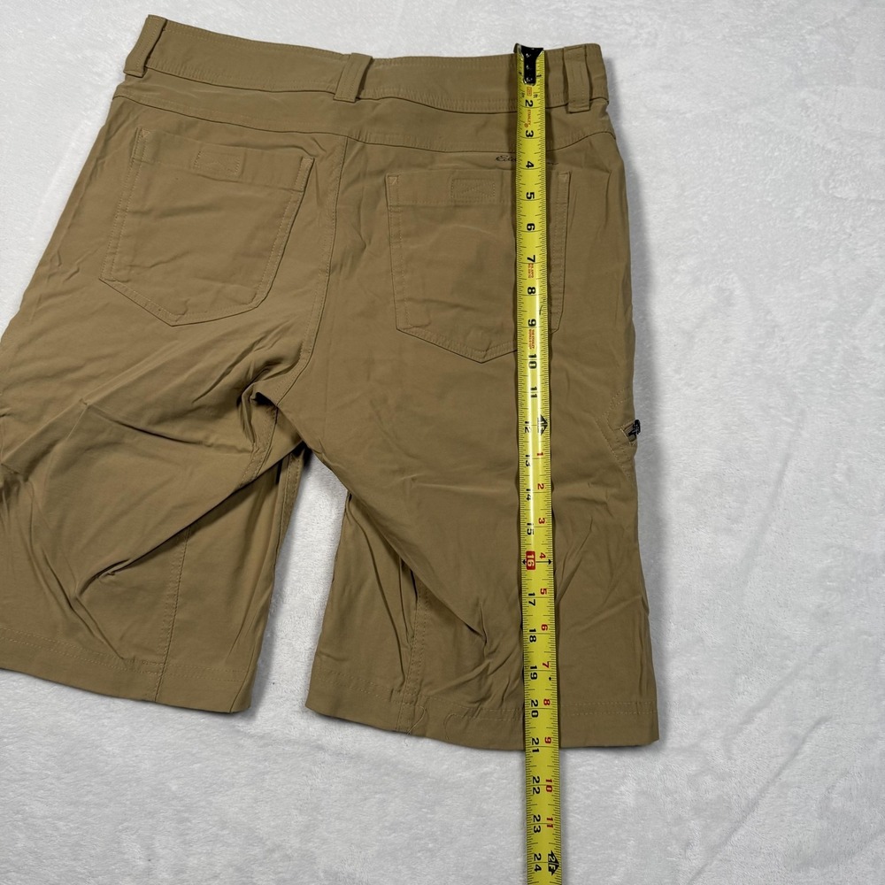 Eddie Bauer First Ascent Shorts Mens 30 Beige Nylon Stretch Hiking Zip Pockets - Picture 9 of 12